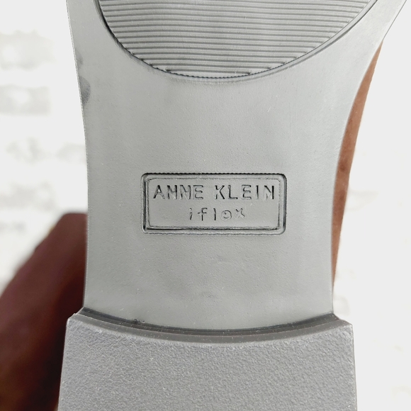 New Anne Klein Audrey Brown Zip Up Knee High Boots V413 - Picture 8 of 11